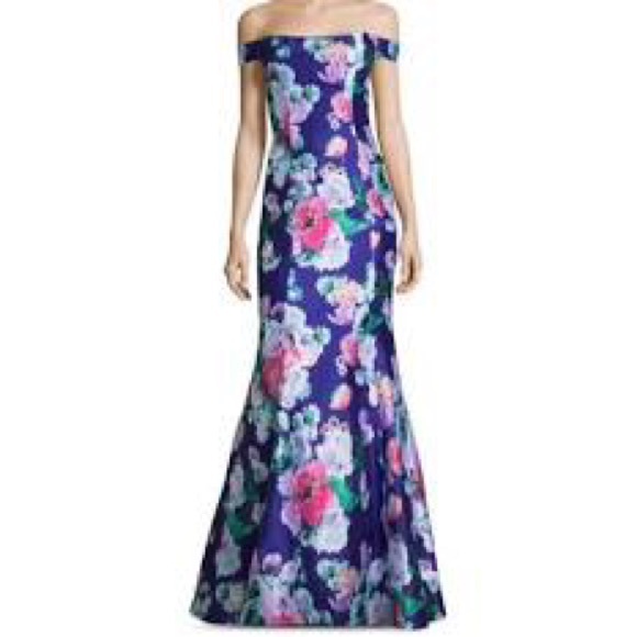 My Michelle Floral Gown, Size 13 - Picture 3 of 8